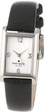 kate spade new york 1YRU0045 Black Leather Strap Stainless Cooper