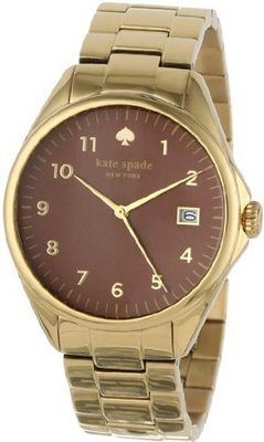 kate spade new york 1YRU0092 Large Brown Dial Seaport