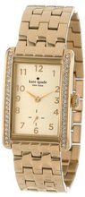 kate spade new york 1YRU0118 Gold Cooper Grand with Crystal Bezel