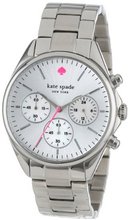 kate spade new york 1YRU0199 Stainless Seaport Chronograph