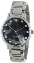 kate spade new york 1YRU0214 Stainless Bracelet Grey Tort Dial