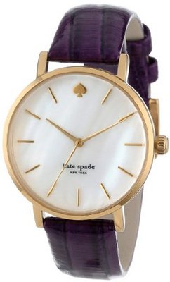 kate spade new york 1YRU0225 Plum Embossed Alligator Metro