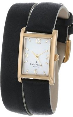 kate spade new york 1YRU0247 Black Cooper Wrap Strap Camel Edge Stain