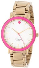 kate spade new york 1YRU0253 Pink Enamel Bezel Gramercy