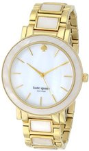 kate spade new york 1YRU0394 "Gramercy" Gold-Tone and Mother-of-Pearl Bracelet