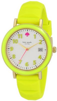 kate spade new york 1YRU0413 Metro Analog Display Japanese Quartz Yellow