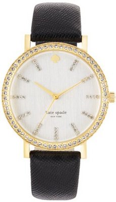 kate spade new york 1YRU0445 Metro Grand Analog Display Japanese Quartz Black