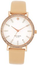 kate spade new york 1YRU0446 Metro Grand Analog Display Japanese Quartz Beige
