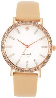 kate spade new york 1YRU0446 Metro Grand Analog Display Japanese Quartz Beige