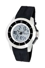 Kenneth Cole New York KC1849 KC-Touch Silver Touch Screen Black Strap