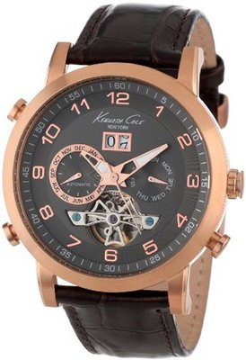 Kenneth Cole New York KC1957 Automatic Grey Rose Gold Strap