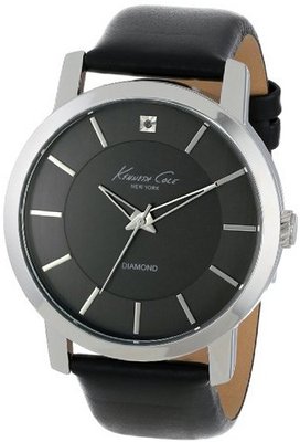 Kenneth Cole New York KC1986 Rock Out Grey Dial Diamond Detail