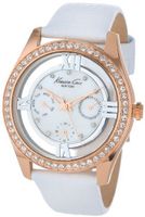 Kenneth Cole New York KC2794 Transparency White Multi-Function Floating Stone Dial Rose