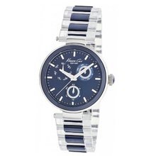 Kenneth Cole New York KC4731 Transparency Classic See-Thru Dial Round Case with Ceramic Bezel
