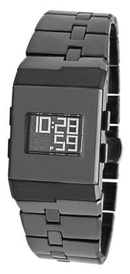 Kenneth Cole New York KC4737 Digi-Tech Digital Roller-Ball Black Ceramic Bracelet
