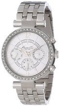 Kenneth Cole New York KC4872 Dress Sport Triple Silver Ladies Chronograph