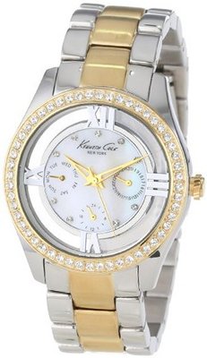 Kenneth Cole New York KC4904 Transparency Two-Tone Yellow Gold Transparent Bracelet