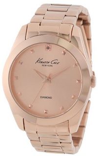 Kenneth Cole New York KC4950 Rock Out Rose Gold Dial Diamond Dial Bracelet