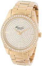 Kenneth Cole New York KC4957 Classic Triple Yellow Gold Bracelet Stone Dial