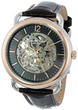 Kenneth Cole New York KC8016 Transparency Rose Gold Bezel Round Analog Strap