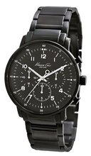 Kenneth Cole New York KC9213 Dress Sport Triple Black Chronograph Date