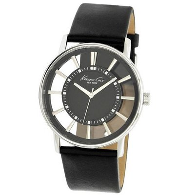 Kenneth Cole New York See Thru Black Dial #KC1793