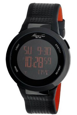 Kenneth Cole New York Unisex KC1698 Digital Black Screen Dial