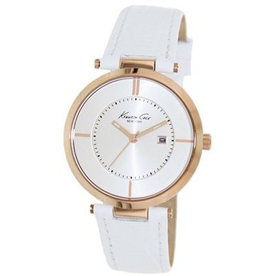 Kenneth Cole New York White Croco-Embossed Strap #KC2800