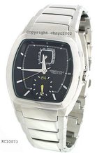 Kenneth Cole KC3685 Reaction Black Dial Silver-Tone Bracelet