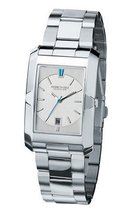 Kenneth Cole KC3707 Reaction Silver Dial Silver-Tone Bracelet