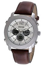 Kenneth Cole Reaction Analog Digital Multifunction Leather Strap RK1372
