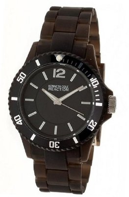 Kenneth Cole REACTION RK4123 Transparent Clear Grey Analog