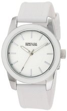 Kenneth Cole REACTION RK6012 HOLIDAY-Box Set Analog White Enamel Bezel