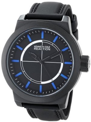 Kenneth Cole REACTION Unisex RK1419 Street Fashion Analog Display Japanese Quartz Black