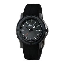 Kenneth Cole Black Round Silicone Analog KC1942
