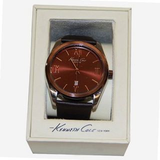 Kenneth Cole KCW1037 New York Brown Dial Leather Strap Quartz