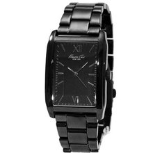 Kenneth Cole New York KCW3042 Analog Round Black Steel Bracelet