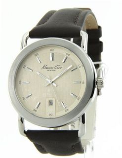 Kenneth Cole New York Leather Collection Champagne Dial #KC1706