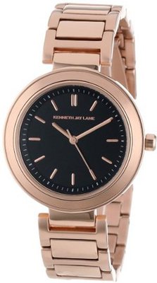 Kenneth Jay Lane 2011 Black/Rose Gold Ion-Plated