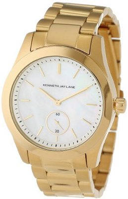 Kenneth Jay Lane 2306B 2300 Series MOP Gold Ion-Plated