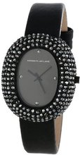 Kenneth Jay Lane 2401S-01 Black Hematite Leather