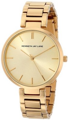 Kenneth Jay Lane KJLane-1704 Light Gold Tone Dial Gold Ion-Plated Stainless Steel