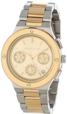 Kenneth Jay Lane KJLANE-2130 Chronograph Gold Dial Two Tone Stainless Steel