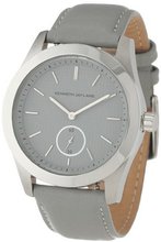 Kenneth Jay Lane KJLANE-2314S-014C 2300 Series Grey Textured Dial Grey Leather
