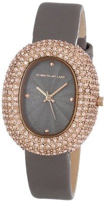 Kenneth Jay Lane KJLANE-2408S-014 2400 Series Purple Textured Dial Purple Satin