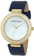 Kenneth Jay Lane KJLANE-2604S-03 2600 Series Analog Display Japanese Quartz Blue
