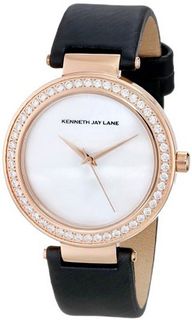 Kenneth Jay Lane KJLANE-2606S-01 2600 Series Analog Display Japanese Quartz Black