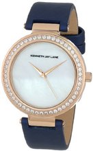 Kenneth Jay Lane KJLANE-2606S-03 2600 Series Analog Display Japanese Quartz Blue