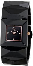 Kenneth Jay Lane KJLANE-2801 Mode Analog Display Japanese Quartz Black