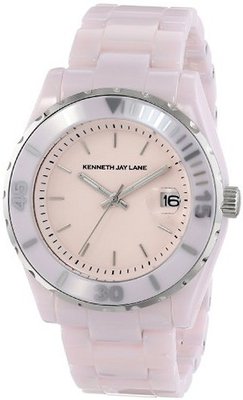 Kenneth Jay Lane KJLANE-3014 3000 Series Analog Display Japanese Quartz Pink